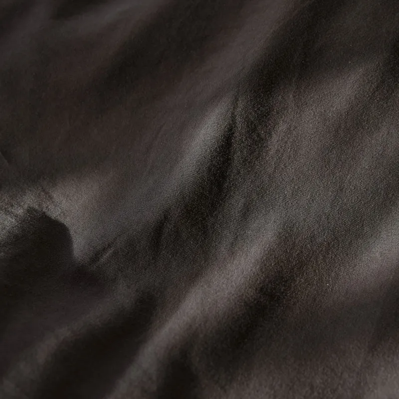 Baumwollsatin Bettwäsche Bundle in Anthrazit - Cinza Night Sky