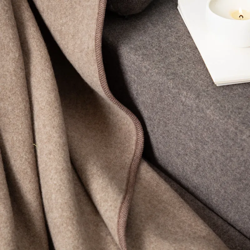 Premium Lodendecke aus mongolischer Merinowolle | S–XXL | ungefärbt