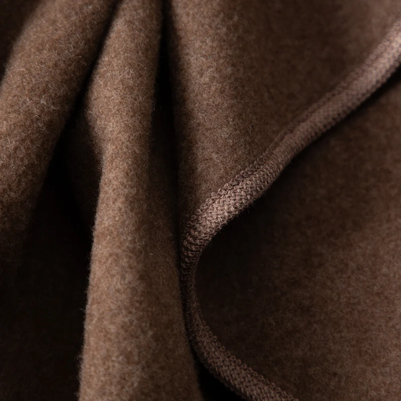Premium Lodendecke aus mongolischer Merinowolle | S–XXL | ungefärbt