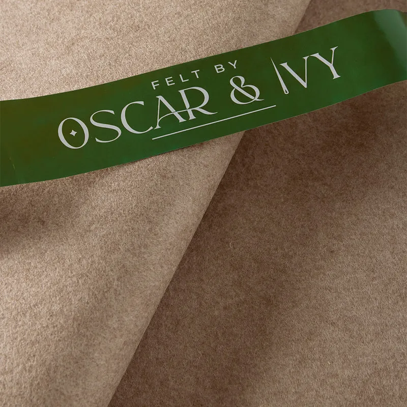 Oscar & Ivy Wool blend Viscose Mix Felt 36" Wide Fabric M1980