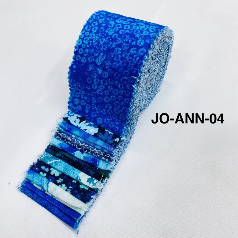 Jelly Roll Fabric Strips - 20 Pieces, 10 Designs - 2.5 Inch x 42 Inch (Approx.) Fabric M1983