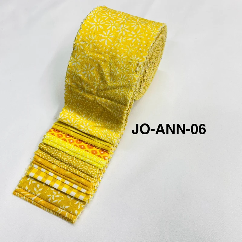 Jelly Roll Fabric Strips - 20 Pieces, 10 Designs - 2.5 Inch x 42 Inch (Approx.) Fabric M1983