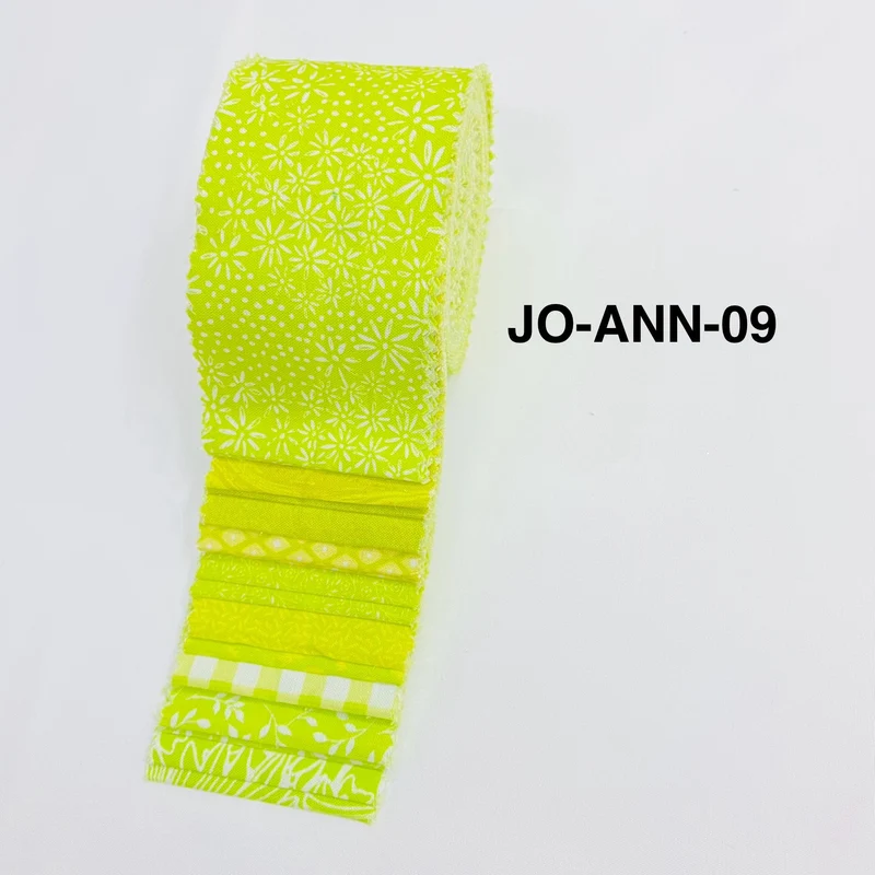 Jelly Roll Fabric Strips - 20 Pieces, 10 Designs - 2.5 Inch x 42 Inch (Approx.) Fabric M1983