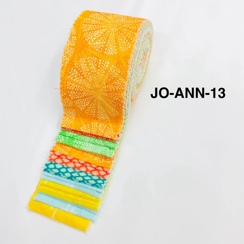 Jelly Roll Fabric Strips - 20 Pieces, 10 Designs - 2.5 Inch x 42 Inch (Approx.) Fabric M1983