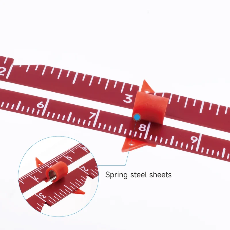 Aluminum Fabric Red Sewing Gauge Kearing M1999