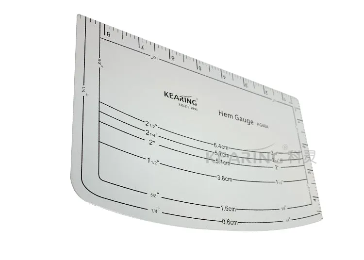 Aluminum Fabric Hem Gauge Kearing M1998