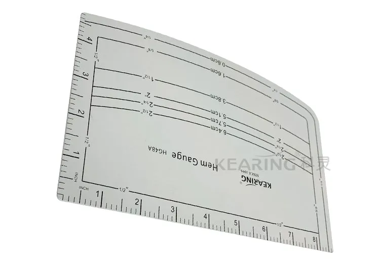 Aluminum Fabric Hem Gauge Kearing M1998