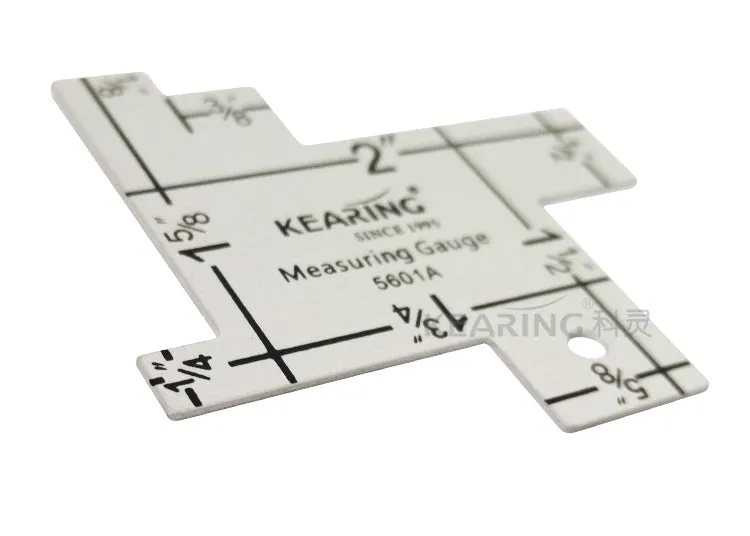 Aluminum Fabric Measuring Gauge Kearing M1997