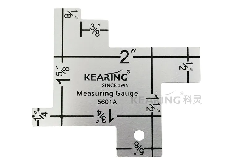 Aluminum Fabric Measuring Gauge Kearing M1997