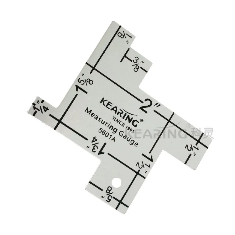 Aluminum Fabric Measuring Gauge Kearing M1997