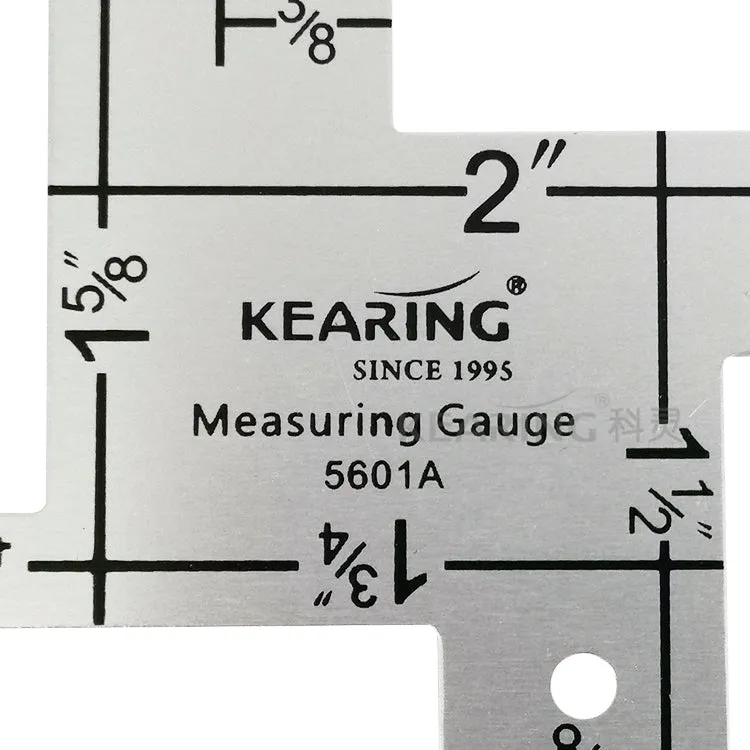 Aluminum Fabric Measuring Gauge Kearing M1997