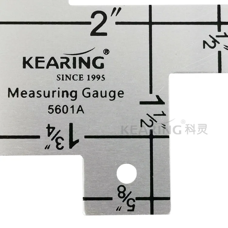 Aluminum Fabric Measuring Gauge Kearing M1997