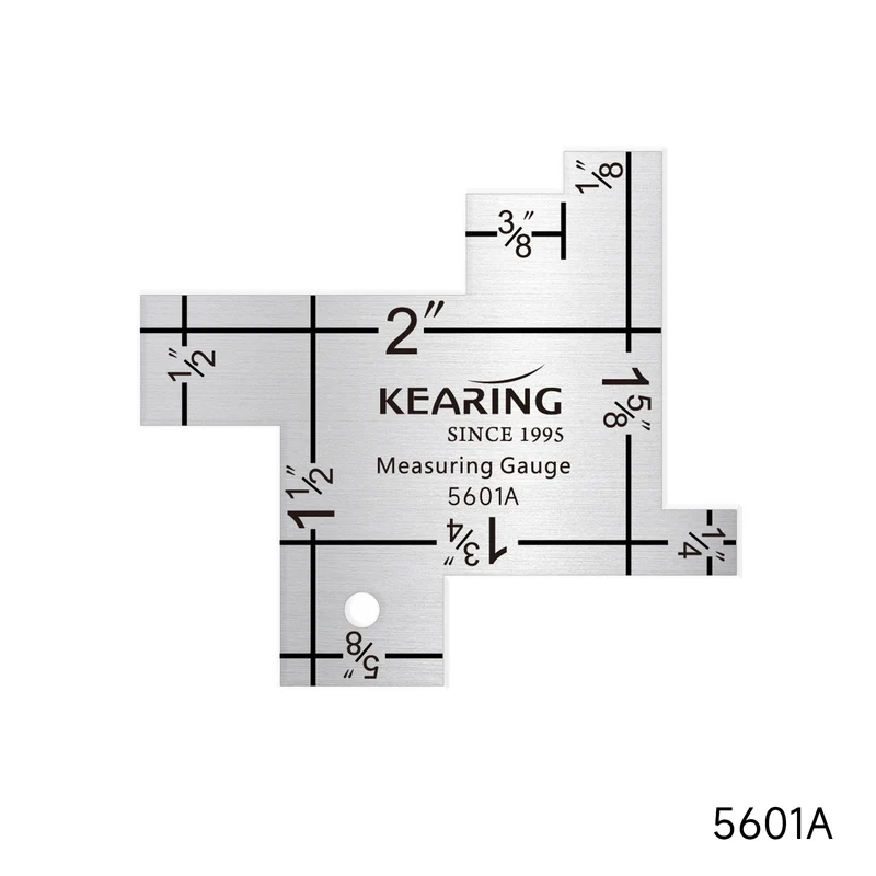 Aluminum Fabric Measuring Gauge Kearing M1997