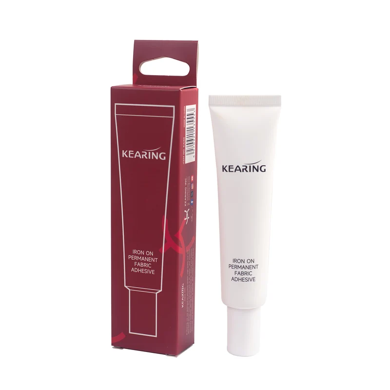 Iron On Permanent Fabric Adhesive ideal for hems, appliques, trims M1995