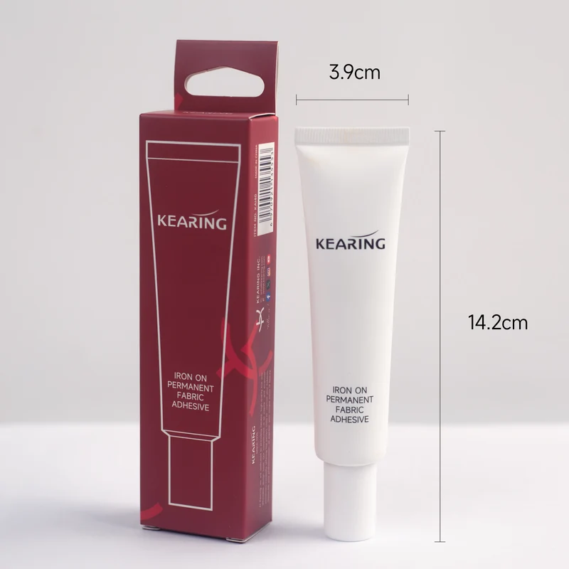 Iron On Permanent Fabric Adhesive ideal for hems, appliques, trims M1995