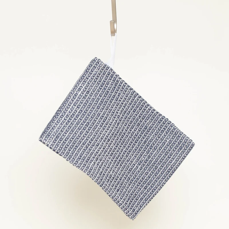 Waschhandschuh aus Halbleinen-Waffelpiqué