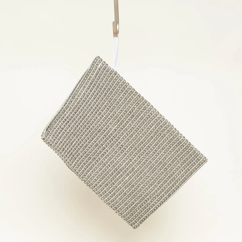 Waschhandschuh aus Halbleinen-Waffelpiqué
