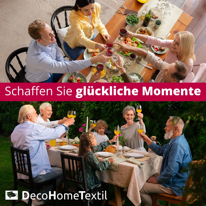 Miami Tischläufer champagner