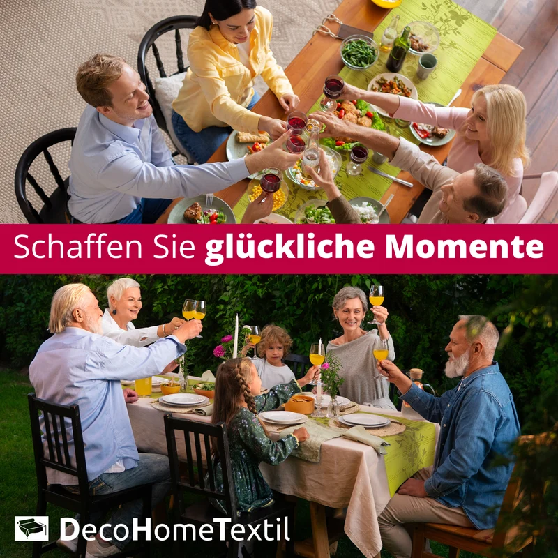 Miami Tischläufer grün