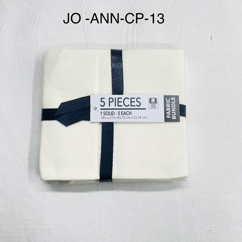 5 Piece 100% Cotton 5 Designs Fat Quarter Bundle - 45cm x 53cm Fabric M1981