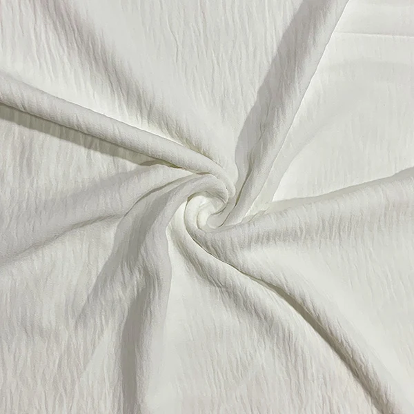 Plain Crinkle Stretch Poly Spandex Crepe Dress Fabric 150cm Wide M1974