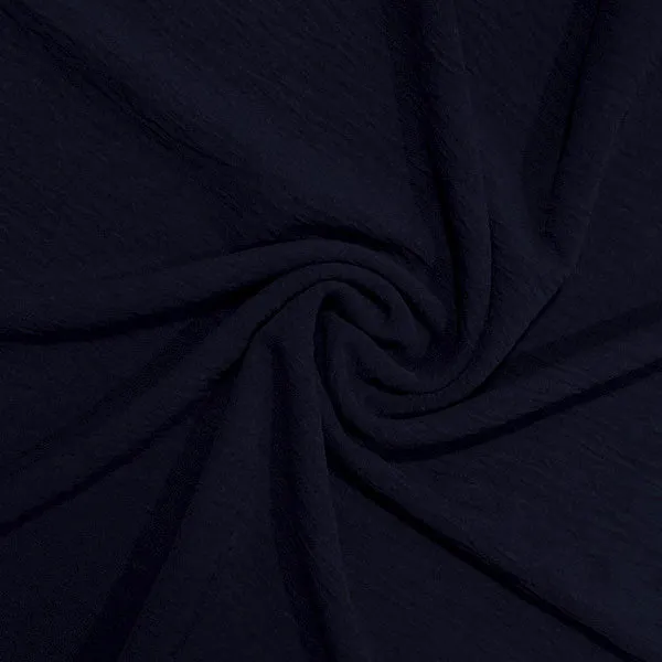 Plain Itallian Stretch Bubble Ocean Crepe Dress Fabric 150cm Wide M1978
