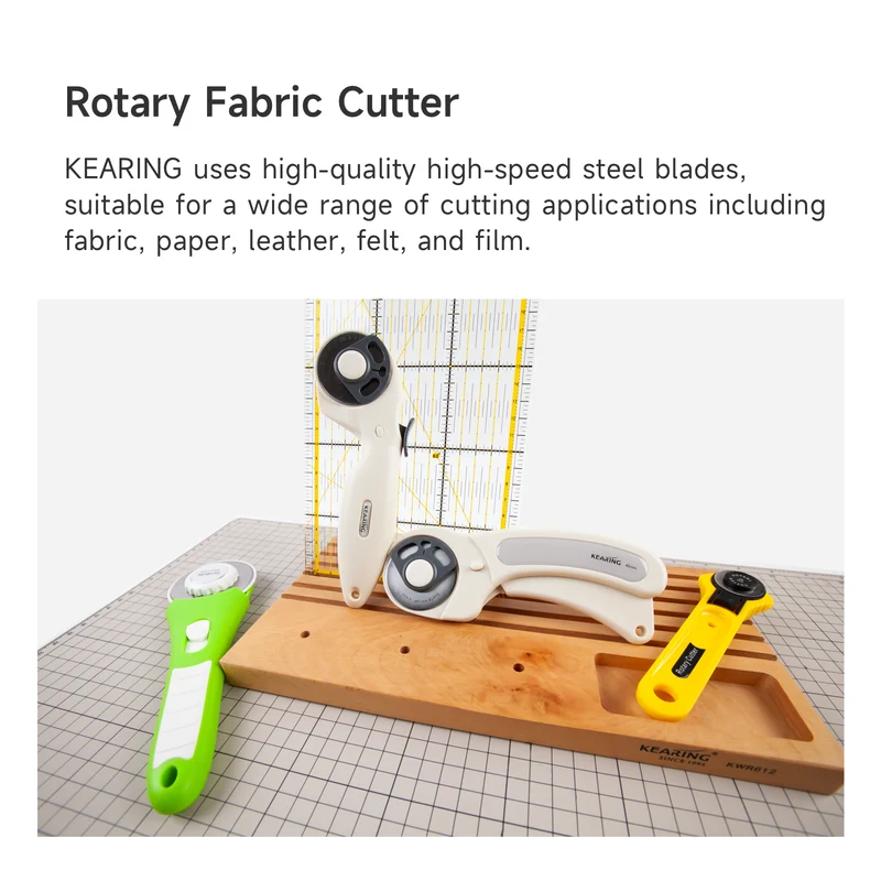 Kearing 45mm Rotary Cutter Precision Fabric Craft Tool M1991