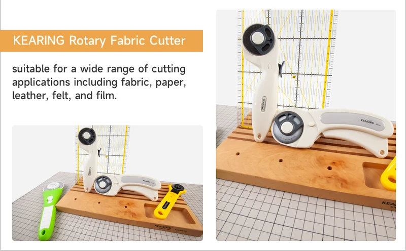 Kearing 45mm Rotary Cutter Precision Fabric Craft Tool M1991