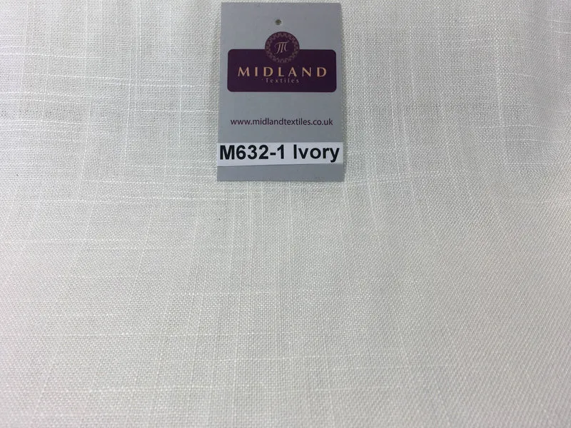 £4.99 Lightweight Linen effect skirt, tops and Dress fabric 42" wide M632 Mtex