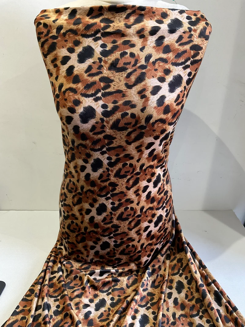 Luxurious Velour Dress Fabric - Stunning Digital Prints - 150cm Wide Dress Fabric M1985