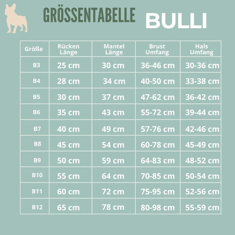 Premium Hundemantel | Bulliform | aus Loden | mongolische Merinowolle