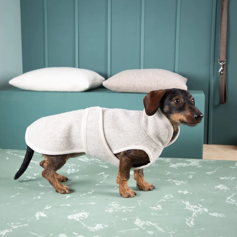 Premium Hundemantel | Standardform | aus Loden | mongolische Merinowolle