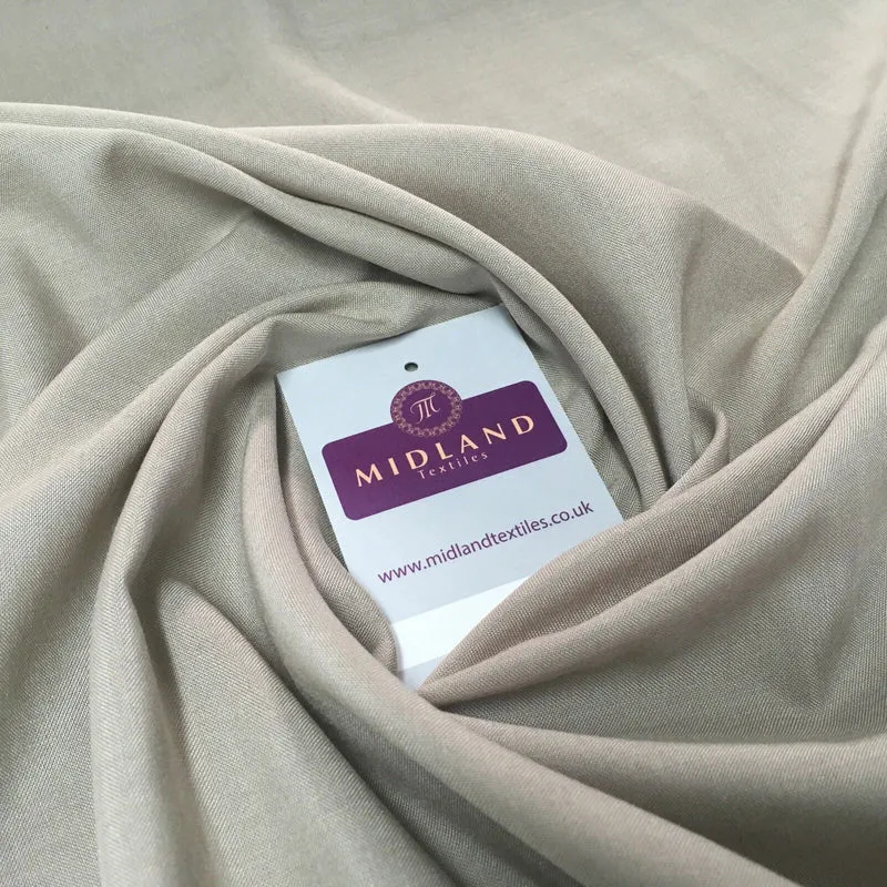 Plain Soft Spun Rayon Viscose Fabric 58" Wide MA815