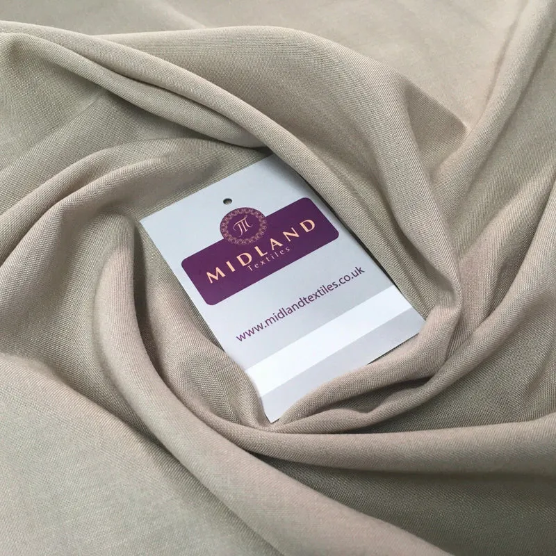 Plain Soft Spun Rayon Viscose Fabric 58" Wide MA815
