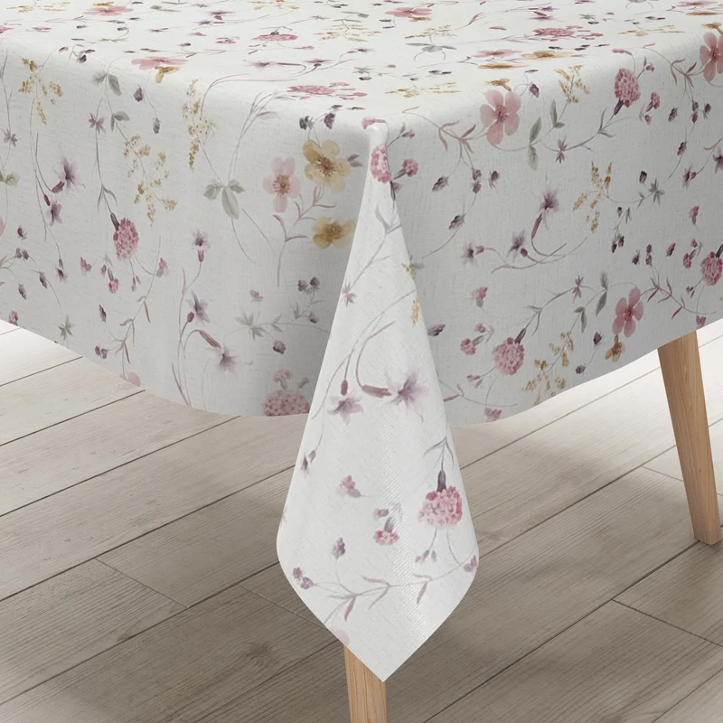 Wachstuch Tischdecke K105A floral Blumen Landhausstil eckig rund oval