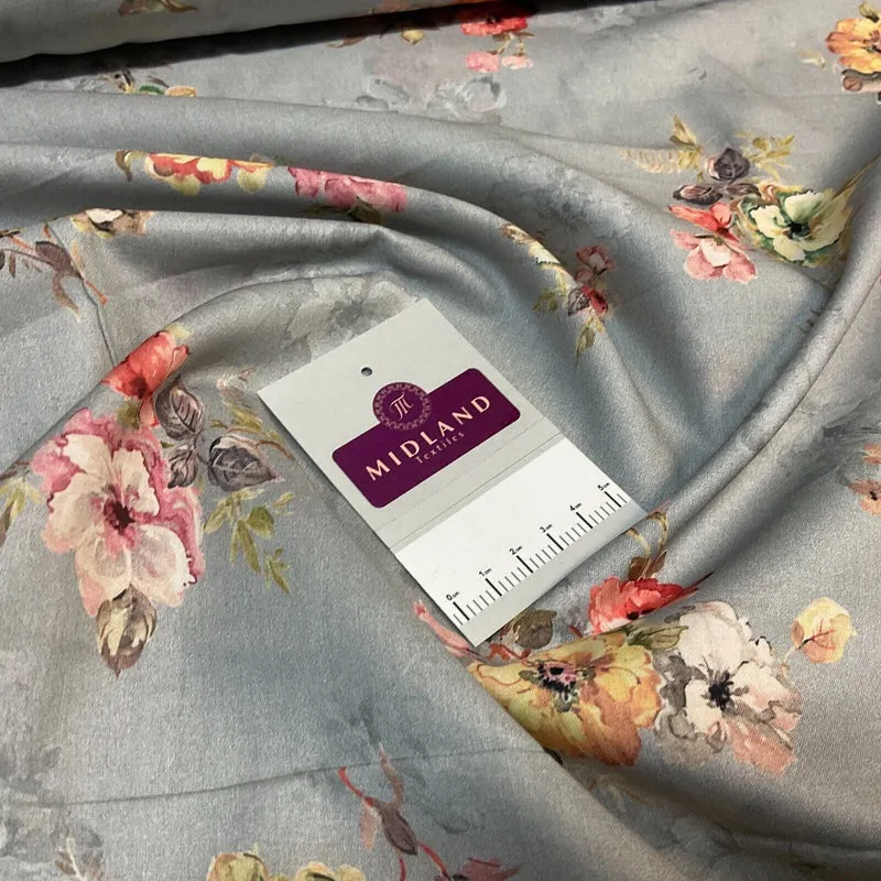 Cotton Lawn Summer Vintage Floral Printed Dress fabric 100% M1670