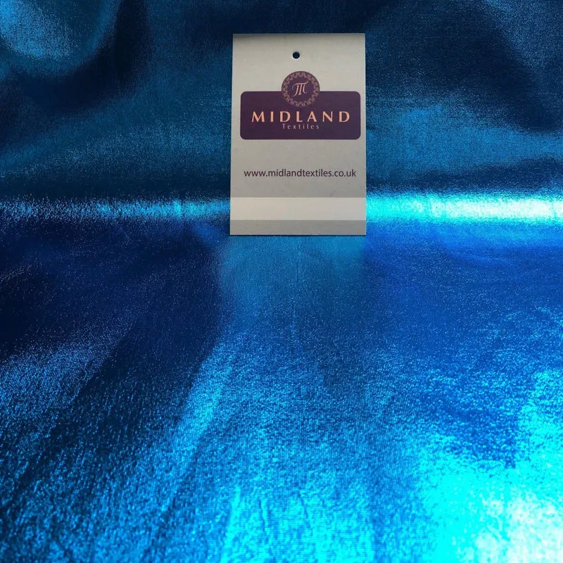 Metallic Foil Mirror 4 way Stretch Spandex Dance Fabric 57" Wide MK892
