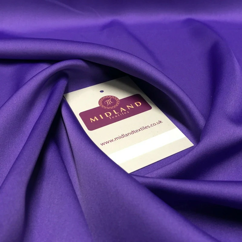 Matt flowy Milano Sateen Satin Dress Fabric 150cm M1205 Mtex