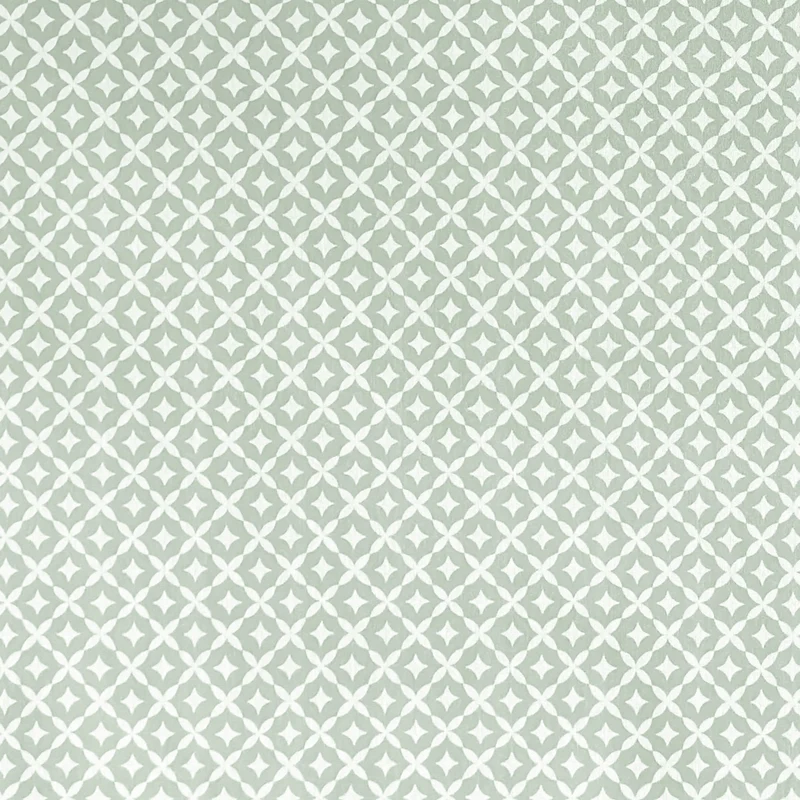 Jacquard Tischdecke aus beschichteter Baumwolle mit Fleckenschutz EcoNova AURORA VERDE mintgrün Ornamente eckig rund oval