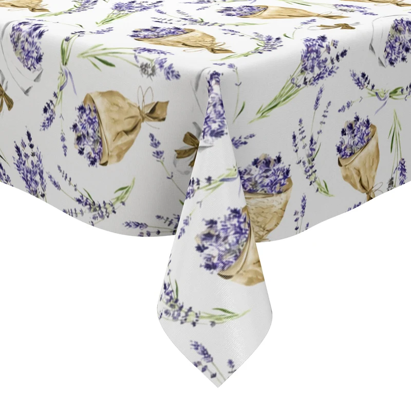 Wachstuch Tischdecke K150273 Provence Lavendel eckig rund oval