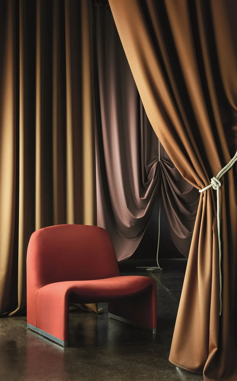 Wool Satin - venetian red