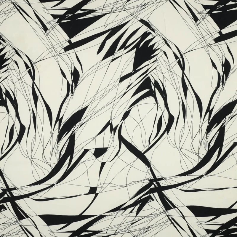 Stunning radiance viscose Abstract Dress Fabric M1845