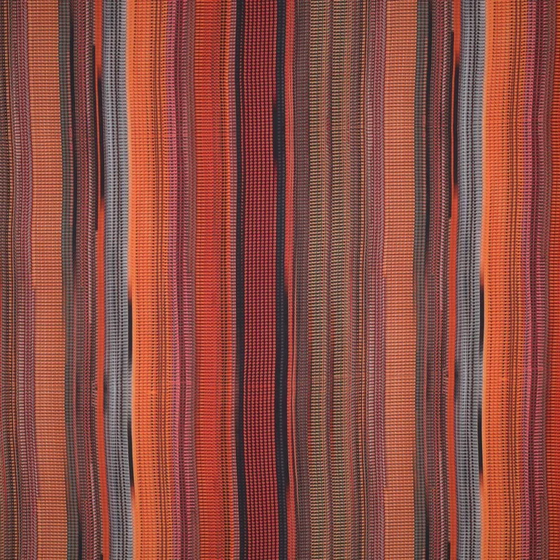Gorgeous Brown radiance viscose striped Dress Fabric M1844