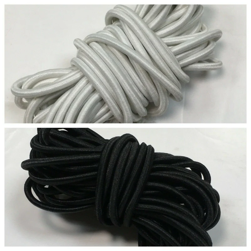 2.5 mm x 5 meters elasticated bungee shock cord elastic rope m1442 mtex