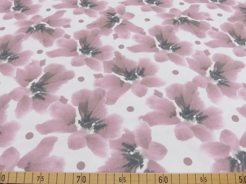 Jersey - Floral Print - 10 cm