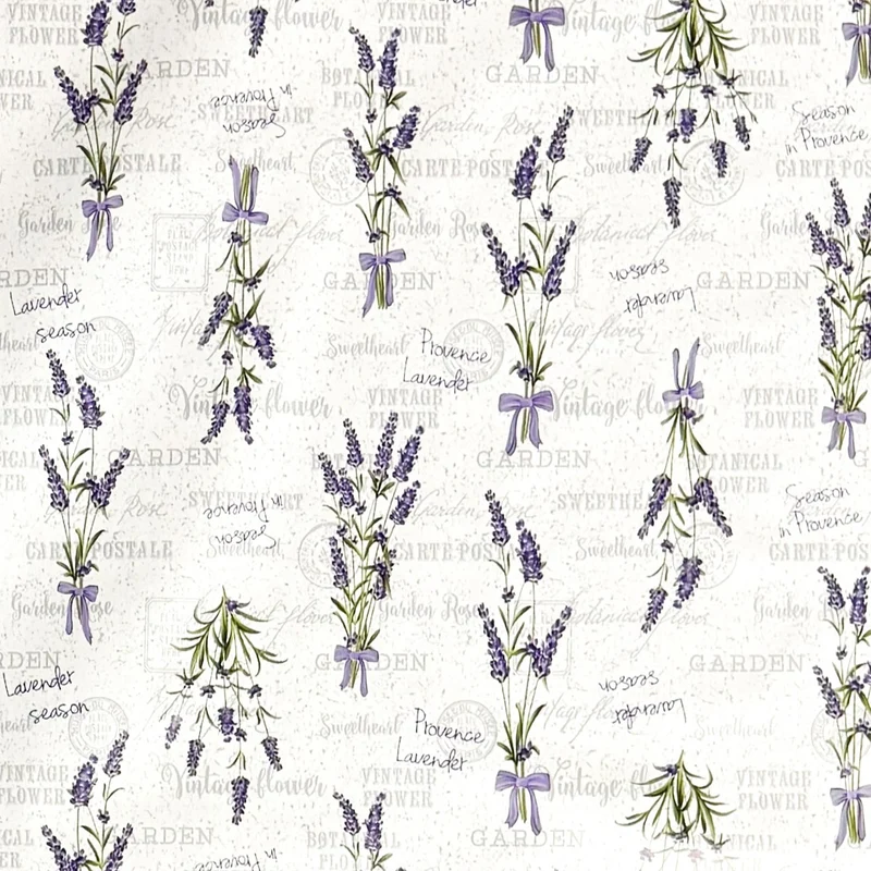 Wachstuch Tischdecke 160 cm Breite Übergröße P1010-2 silber Lavendel Provence Blüten Sommer eckig rund oval
