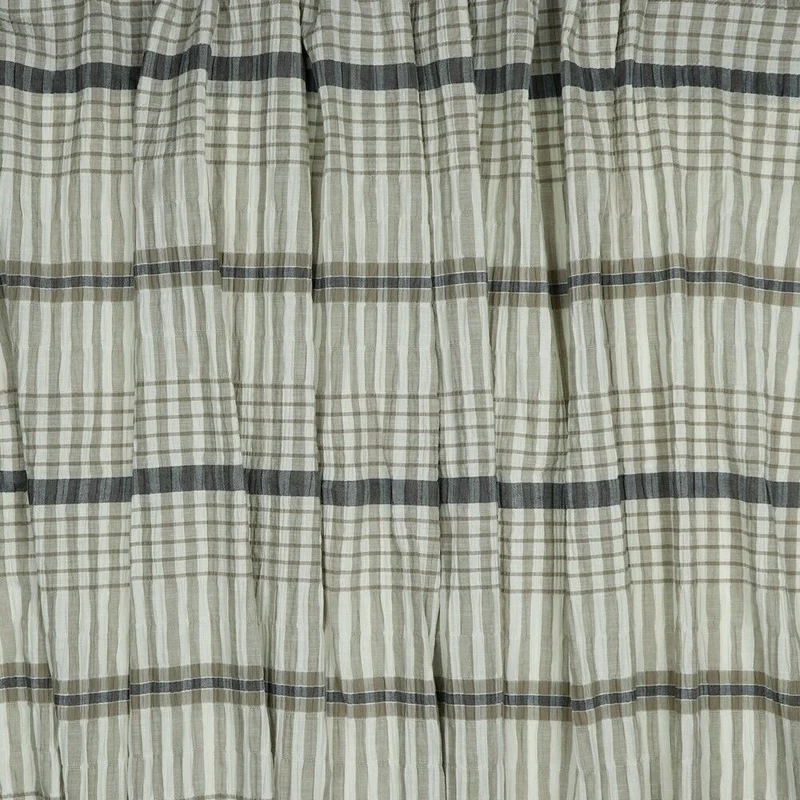 Sand Yarn Dyed Check Checkered Plaid Dress fabric M1809