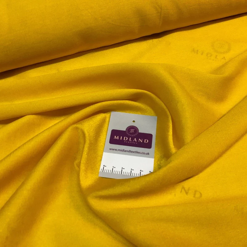Plain Silky crepe Faux silk dress fabric 44 inches wide M1693