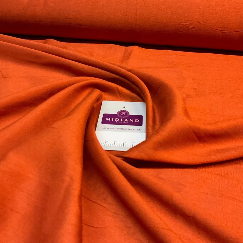Plain Silky crepe Faux silk dress fabric 44 inches wide M1693