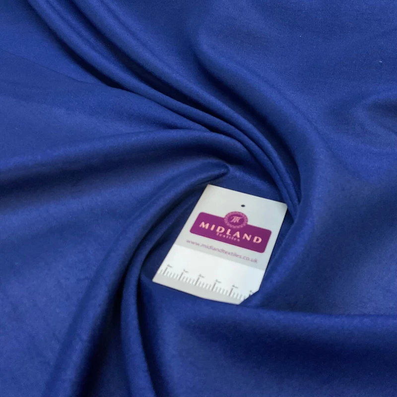 Plain Silky crepe Faux silk dress fabric 44 inches wide M1693